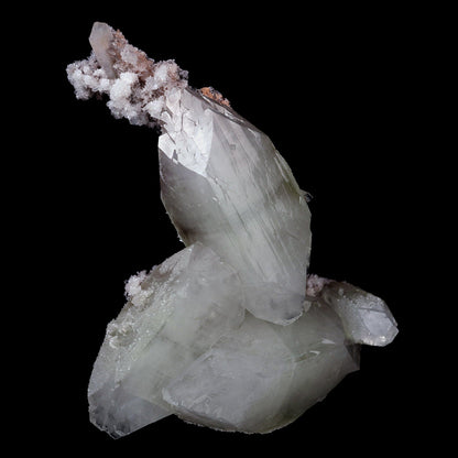 Apophyllite Terminated Trio Crystals Natural Mineral Specimen # B 4159  https://www.superbminerals.us/products/apophyllite-terminated-trio-crystals-natural-mineral-specimen-b-4159  Features:This unusually large and heavy colorless Apophyllite displays amazing luster and nice twinned crystals. The piece exhibits glassy faces with good clarity and is complete all the way around. This amazing piece displays gorgeous adamantine luster, which is uncommon among most minerals