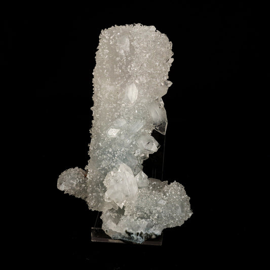 Apophyllite with Coated Calcite Natural Mineral Specimen # B 6618 Apophyllite Superb Minerals 