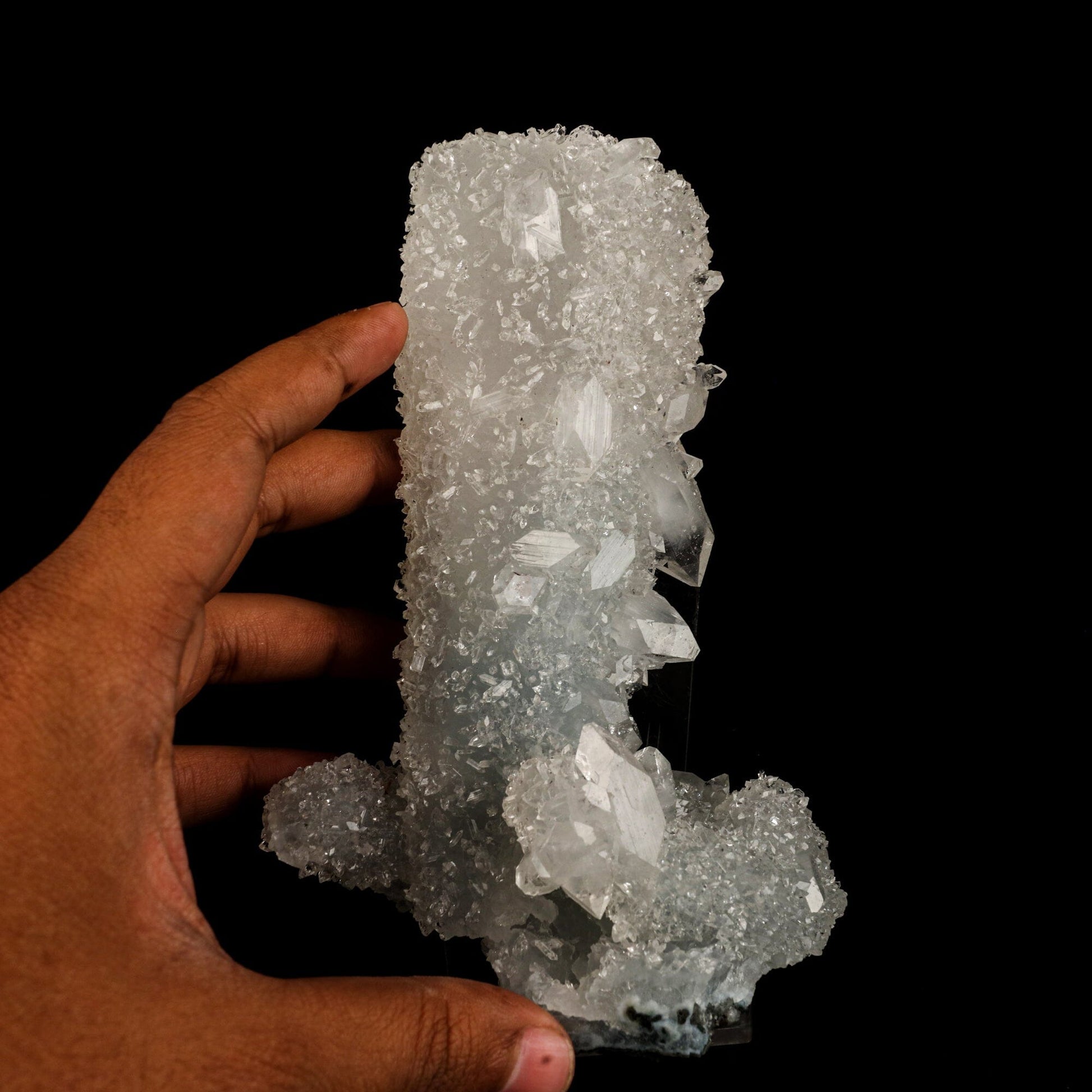 Apophyllite with Coated Calcite Natural Mineral Specimen # B 6618 Apophyllite Superb Minerals 