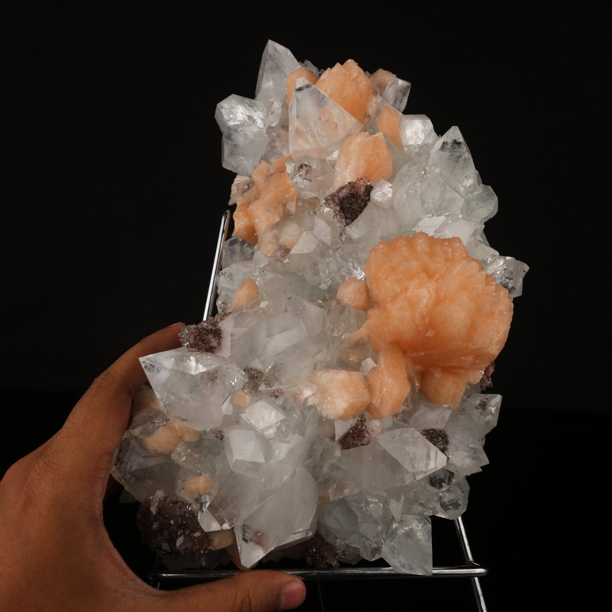 Apophyllite with Stilbite and Heulandite Natural Mineral Specimen # B 5800 Apophyllite & Stilbite Superb Minerals 