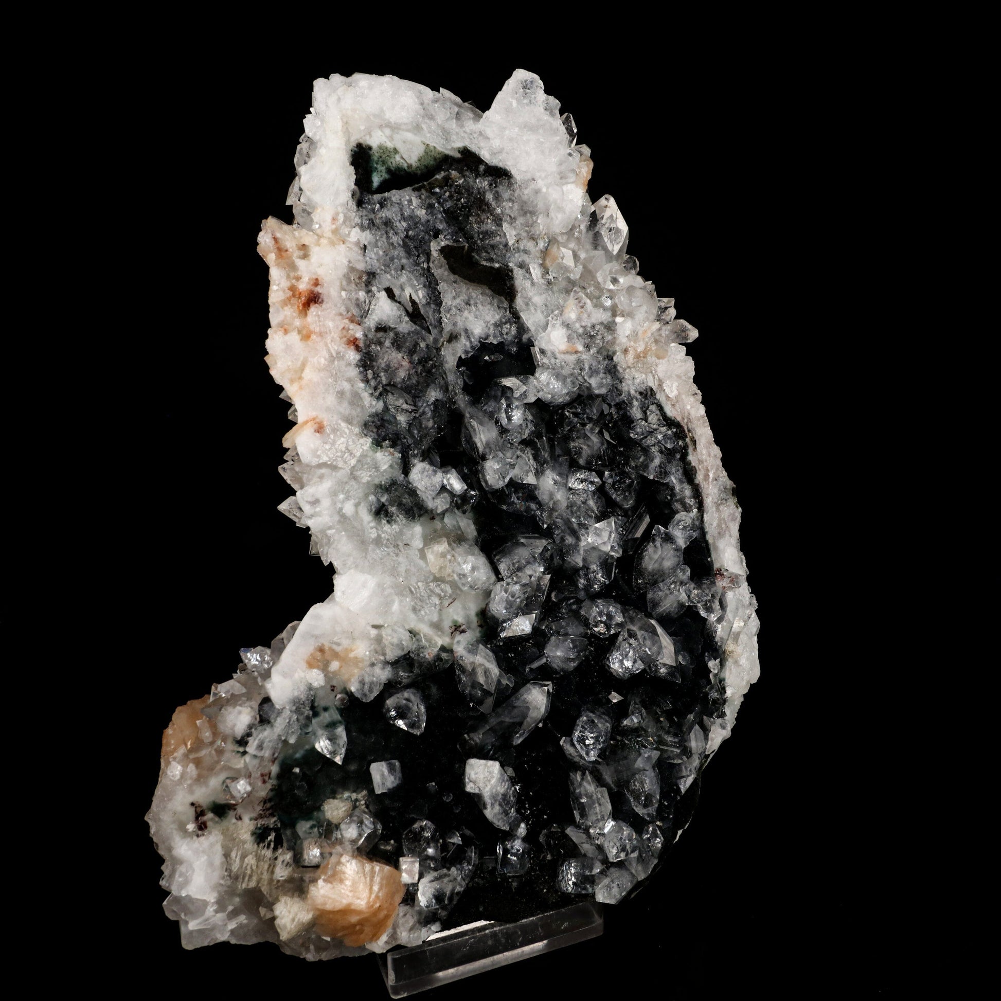 Apophyllite with Stilbite Dual Side Natural Mineral Specimen # B 6464 Apophyllite Superb Minerals 