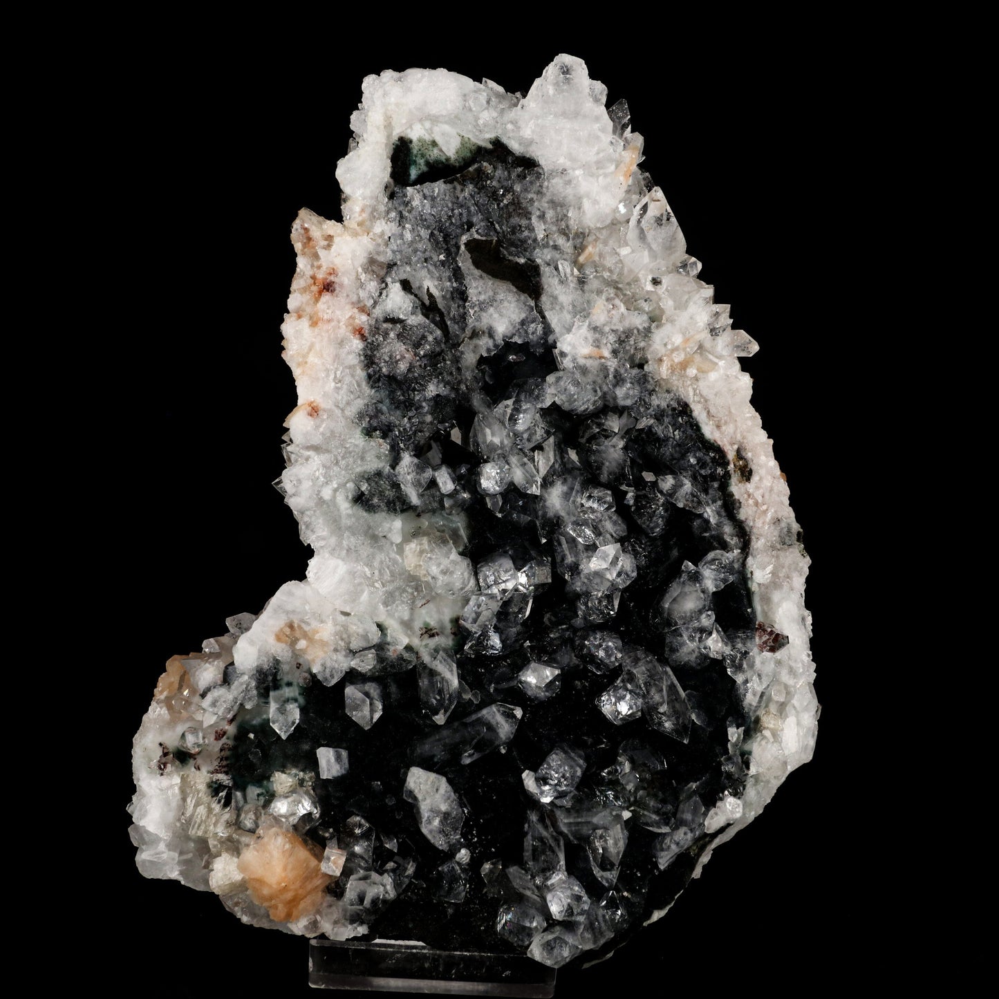 Apophyllite with Stilbite Dual Side Natural Mineral Specimen # B 6464 Apophyllite Superb Minerals 