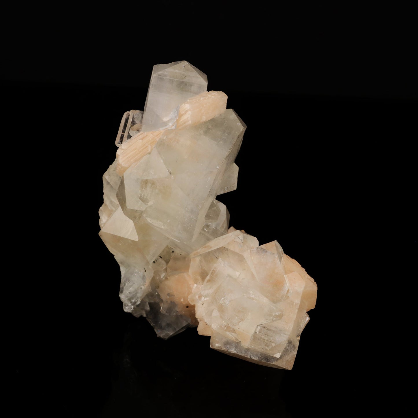 Apophyllite with Stilbite Natural Mineral Specimen # B 5605 Apophyllite Superb Minerals 