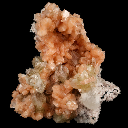 Apophyllite with Stilbite Natural Mineral Specimen # B 6014 Apophyllite Superb Minerals 