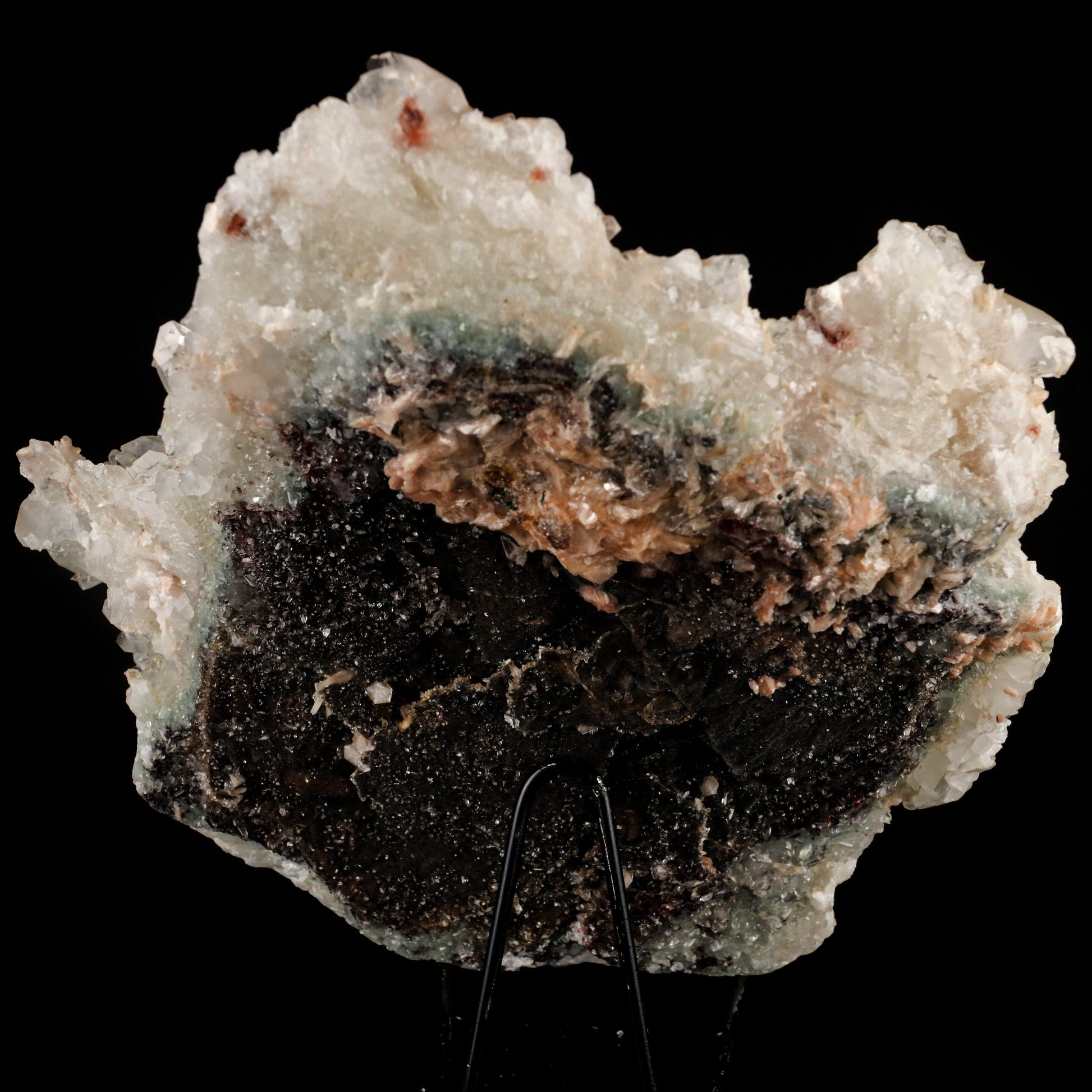 Apophyllite with Stilbite Natural Mineral Specimen # B 6461 Apophyllite Superb Minerals 