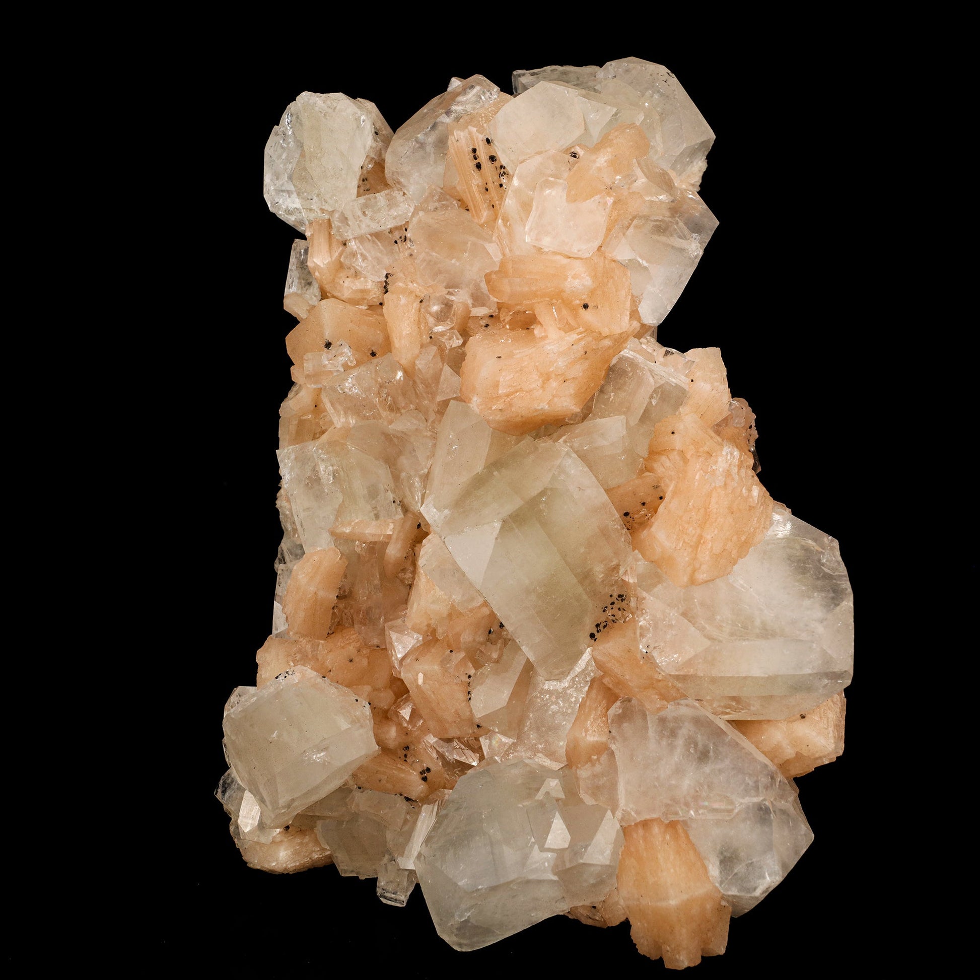 Apophyllite with Stilbite Self Standing Natural Mineral Specimen # B 5819 Apophyllite Superb Minerals 