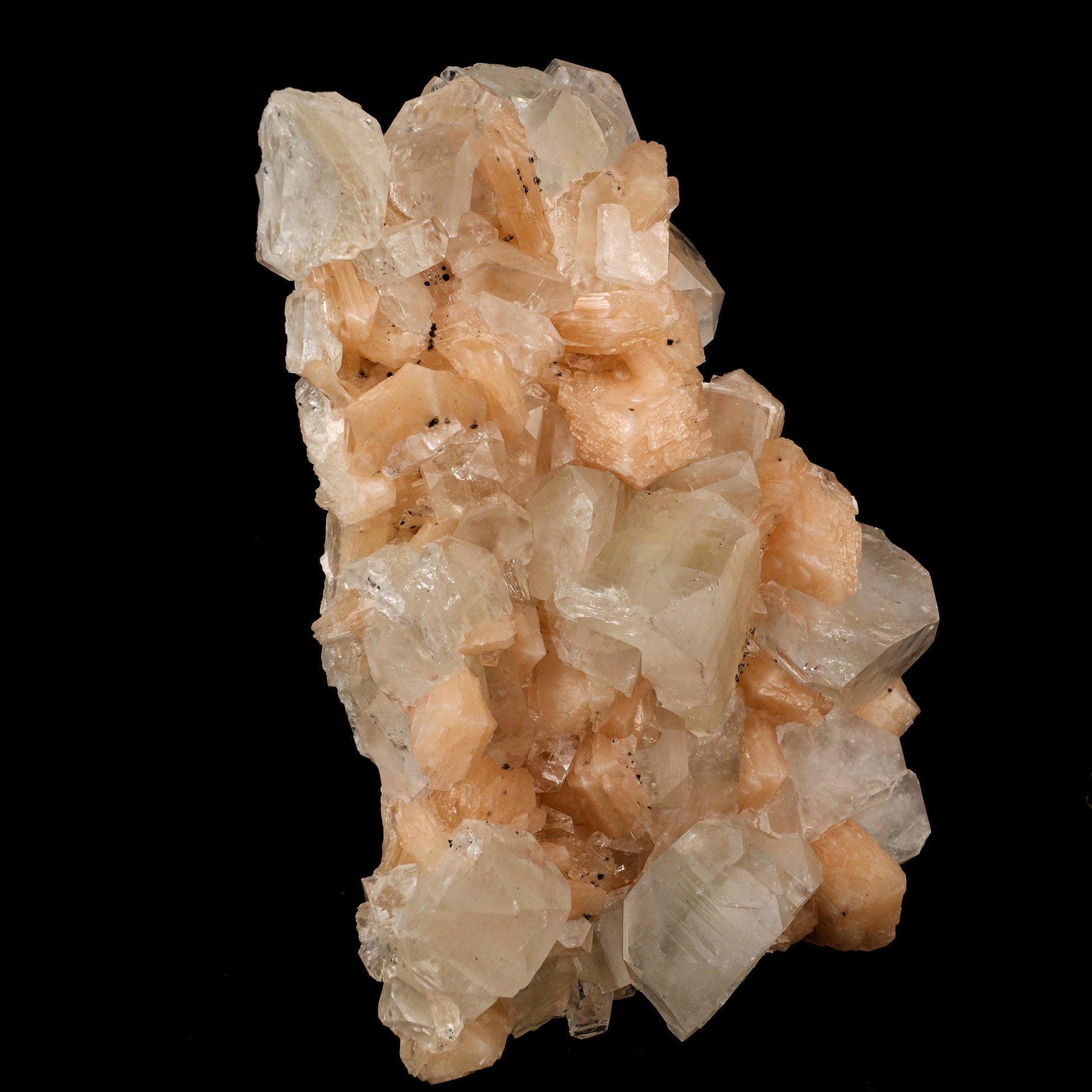 Apophyllite with Stilbite Self Standing Natural Mineral Specimen # B 5819 Apophyllite Superb Minerals 