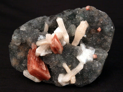 Brown Heulandite Crystals With Stilbite on MM Quartz Natural Minerals …  https://www.superbminerals.us/products/brown-heulandite-crystals-with-stilbite-on-mm-quartz-natural-minerals-specimen-b-1529  Features: A pristine, brownish Heulandite crystal perfectly centered on a plate of lustrous, gemmy colorless MM quartz crystals with stilibte. Great piece in excellent condition.Primary Mineral(s): HeulanditeSecondary Mineral(s): StilbiteMatrix: MM Quartz10 cm x 7 cm Weight : 280 Gms Locality: Jalgaon