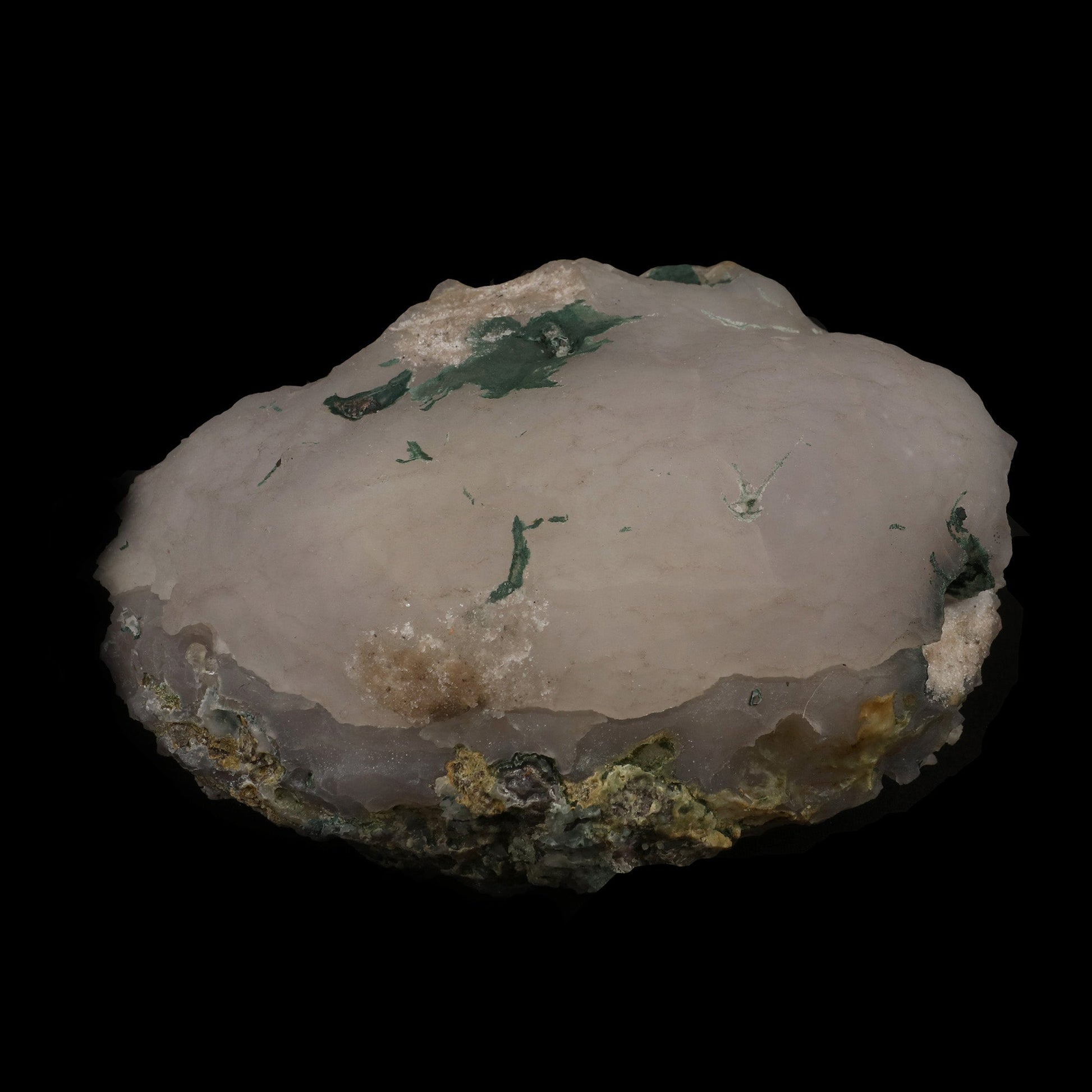 Calcite Crystal Inside Amethyst Two Havle Geode Natural Mineral Specim…  https://www.superbminerals.us/products/calcite-crystal-inside-amethyst-two-havle-geode-natural-mineral-specimen-b-5243  Features: This essay highlights the importance of never judging a book by its cover. When you look at these two halves together, it's plain and unappealing. In fact, it's unappealing. It's amazing to see the sparkling, purple Amethyst crystals lining each half of the chamber as it splits apart!Even the edge
