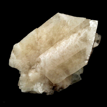 Calcite Crystal Natural Mineral Specimen # B 2486 Pointed Triangular shape calcite crystal. Primary Mineral(s): CalciteSecondary Mineral(s): N/AMatrix: N/A14 cm x 10 cm950 GmsLocality: Nashik, Maharashtra, IndiaYear of Discovery: 2017