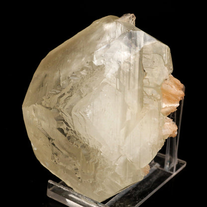 Calcite Cube with Stilbite Natural Mineral Specimen # B 6545 Calcite Superb Minerals 