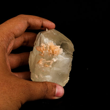 Calcite Cube with Stilbite Natural Mineral Specimen # B 6545 Calcite Superb Minerals 