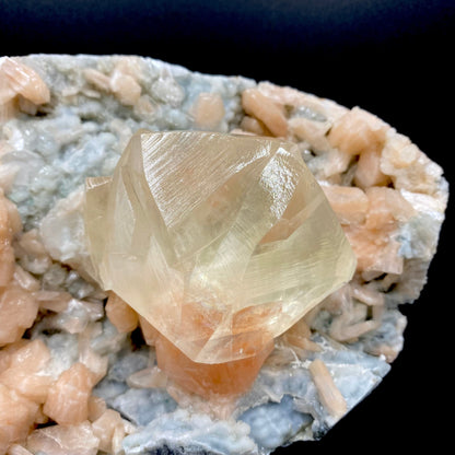 Calcite & Stilbite DK114 Superb Minerals 