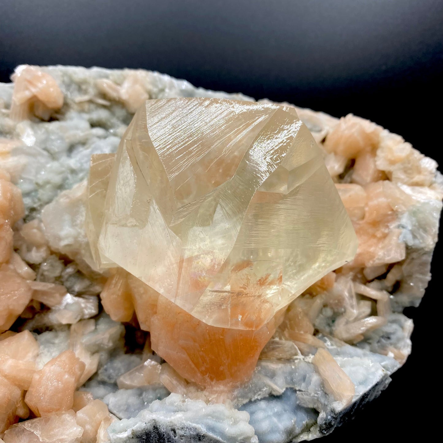 Calcite & Stilbite DK114 Superb Minerals 