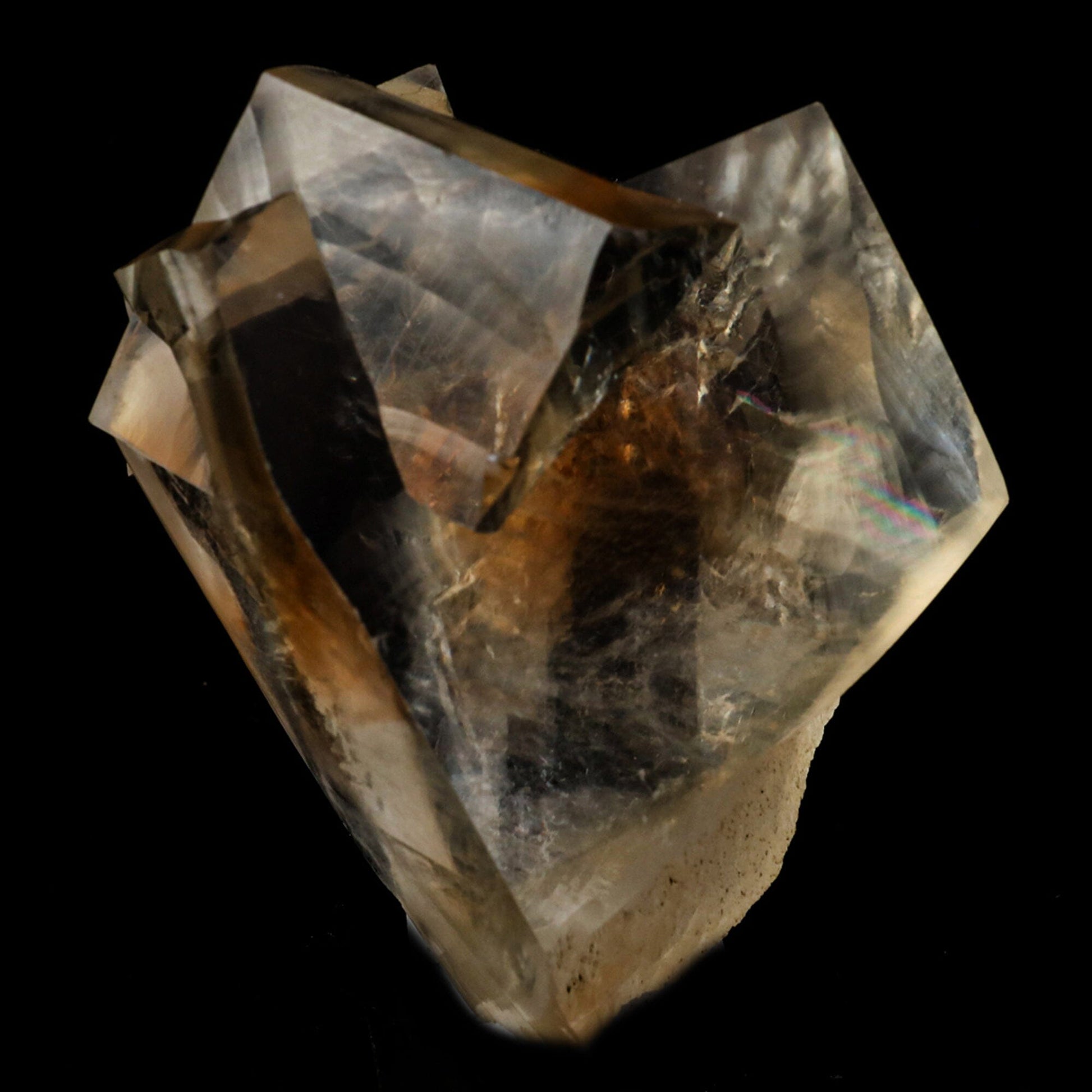 Calcite Terminated Golden Color Natural Mineral Specimen # B 6484 Calcite Superb Minerals 