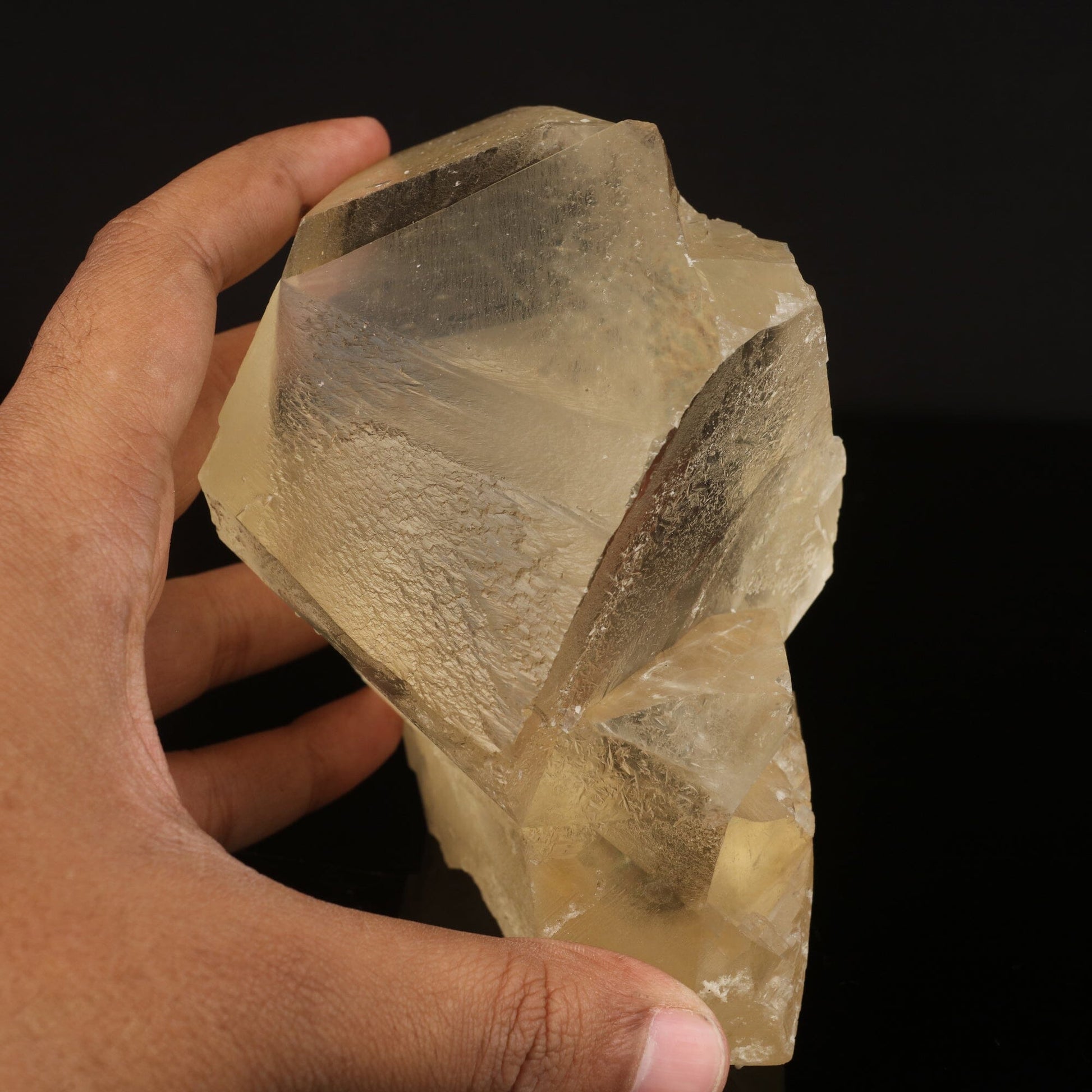 Calcite Terminated Golden Color Natural Mineral Specimen # B 6573 Calcite Superb Minerals 