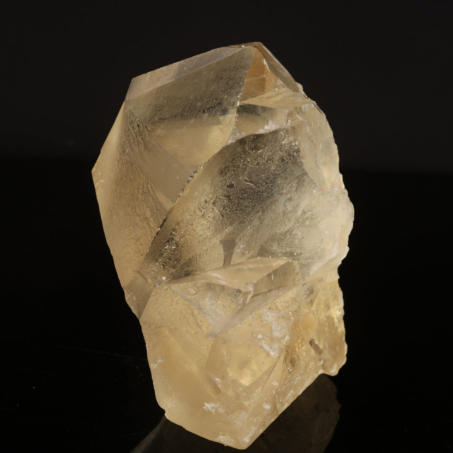 Calcite Terminated Golden Color Natural Mineral Specimen # B 6573 Calcite Superb Minerals 
