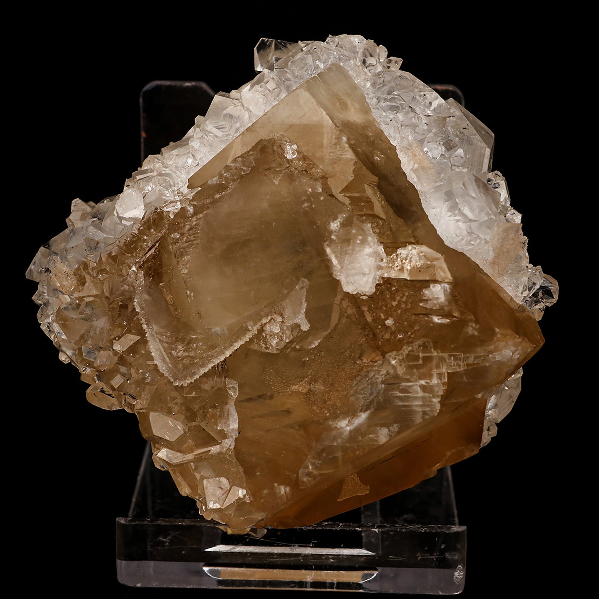 Calcite with Apophyllite Natural Mineral Specimen # B 5666 calcite Superb Minerals 
