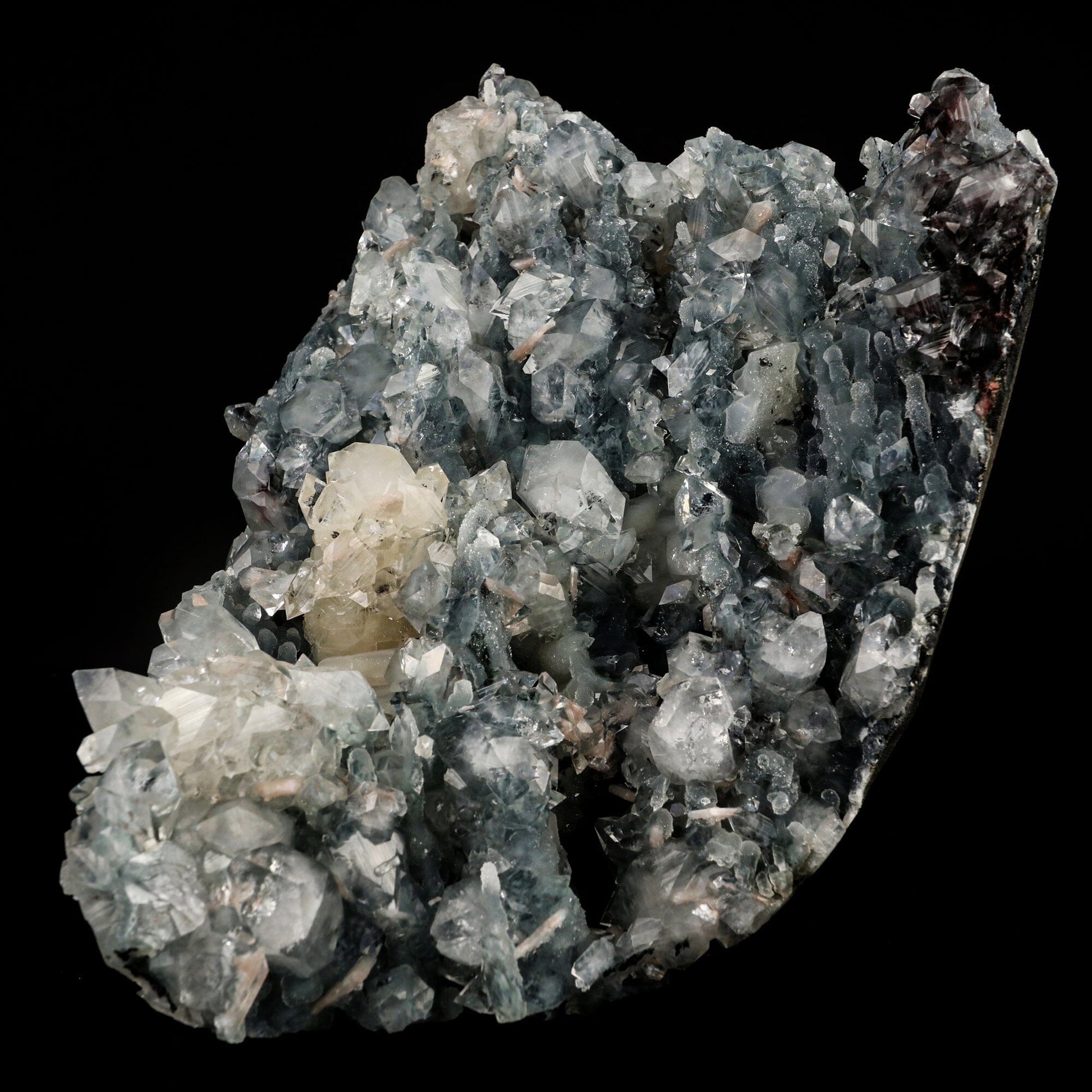 Calcite with Apophyllite Self Standing Natural Mineral Specimen # B 6422 Calcite Superb Minerals 