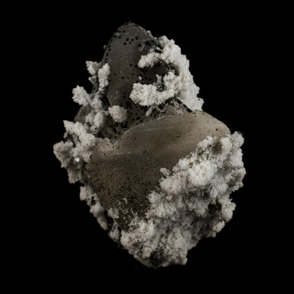 Calcite with Julgodite Rare Find Natural Mineral Specimen # B 5113  https://www.superbminerals.us/products/calcite-with-julgodite-rare-find-natural-mineral-specimen-b-5113  Features: The rare mineral Julgodite covers the basalt matrix. The small crystals, which are quite dark, are noticeable as they contrast well with the crystals of Stilbites, which are doubly-terminated, brilliant, water clear and with sharp pyramids. A floater crystal of Calcite with deposits of Julgoldite. Julgoldite