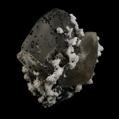 Calcite with Julgodite Rare Find Natural Mineral Specimen # B 5113  https://www.superbminerals.us/products/calcite-with-julgodite-rare-find-natural-mineral-specimen-b-5113  Features: The rare mineral Julgodite covers the basalt matrix. The small crystals, which are quite dark, are noticeable as they contrast well with the crystals of Stilbites, which are doubly-terminated, brilliant, water clear and with sharp pyramids. A floater crystal of Calcite with deposits of Julgoldite. Julgoldite