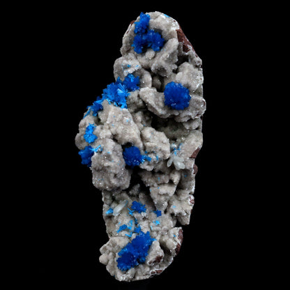 Cavansite Balls on Heuandite Cluster (Rare Find) Natural Mineral Speci…  https://www.superbminerals.us/products/cavansite-balls-on-heuandite-cluster-rare-find-natural-mineral-specimen-b-4870  Features: This magnificent piece is composed of a radial group of superb deep blue Cavansite crystals on basalt, You can see several various forms of crystallisation in this piece, all of which have the same, strong, saturated blue colour that is honestly SO blue that it appears to be a fake