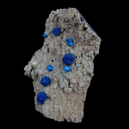 Cavansite Blue Puff Balls on Heuladnite Natural Mineral Specimen # B 4…  https://www.superbminerals.us/products/cavansite-blue-puff-balls-on-heuladnite-natural-mineral-specimen-b-4013  Features These are gorgeous, deep blue Cavansite crystal aggregations on a micro Stilbite crystal encrusted matrix, collected from the Wagholi Quarry in the Pune district of India. Cavansite tends to form deep blue crystal aggregates, generally in the form of balls, up to a couple centimeters in size. 