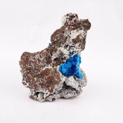Cavansite on Heulandite (Rare Find) Free Standing Natural Mineral Specimen # B 6285 Cavansite Superb Minerals 