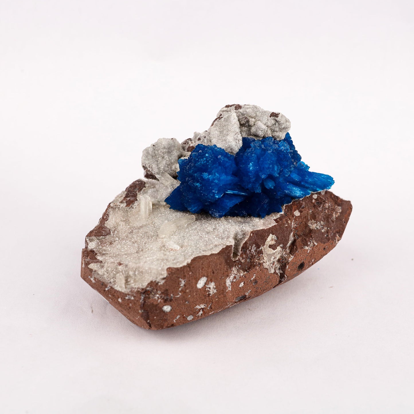 Cavansite on Heulandite (Rare Find) Free Standing Natural Mineral Specimen # B 6294 Cavansite Superb Minerals 