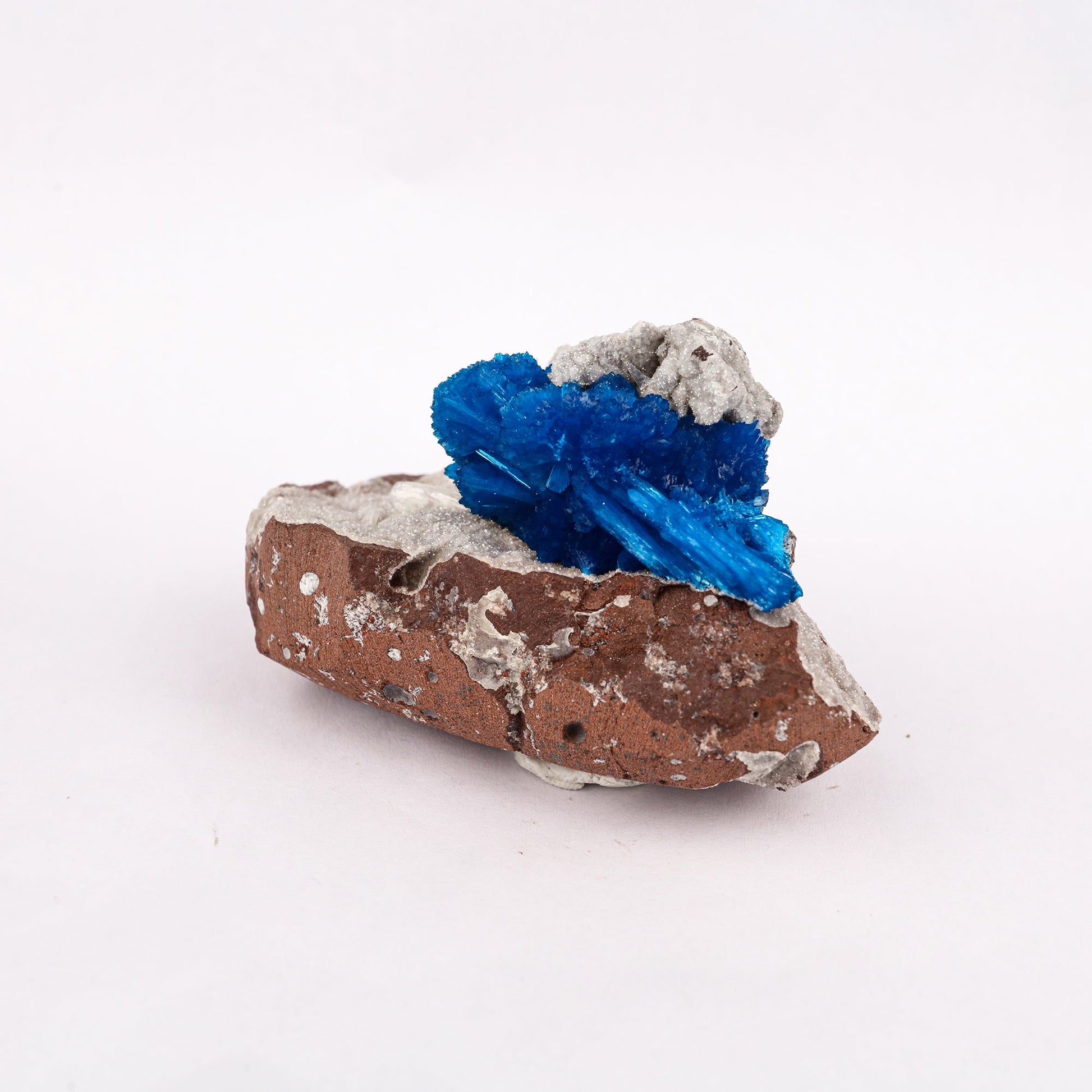 Cavansite on Heulandite (Rare Find) Free Standing Natural Mineral Specimen # B 6294 Cavansite Superb Minerals 