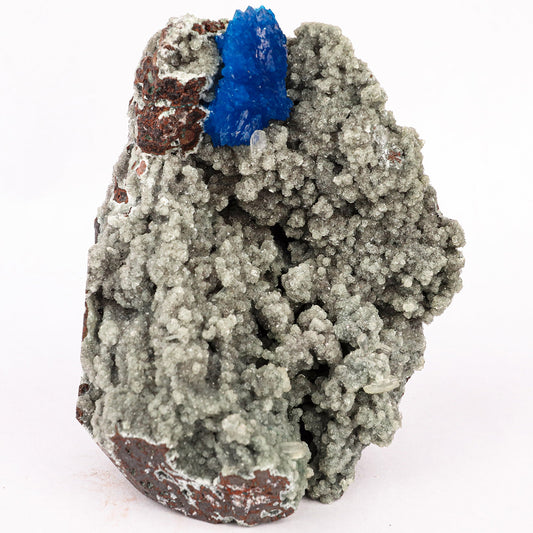 Cavansite on Heulandite (Rare Find) Free Standing Natural Mineral Specimen # B 6368 Cavansite Superb Minerals 