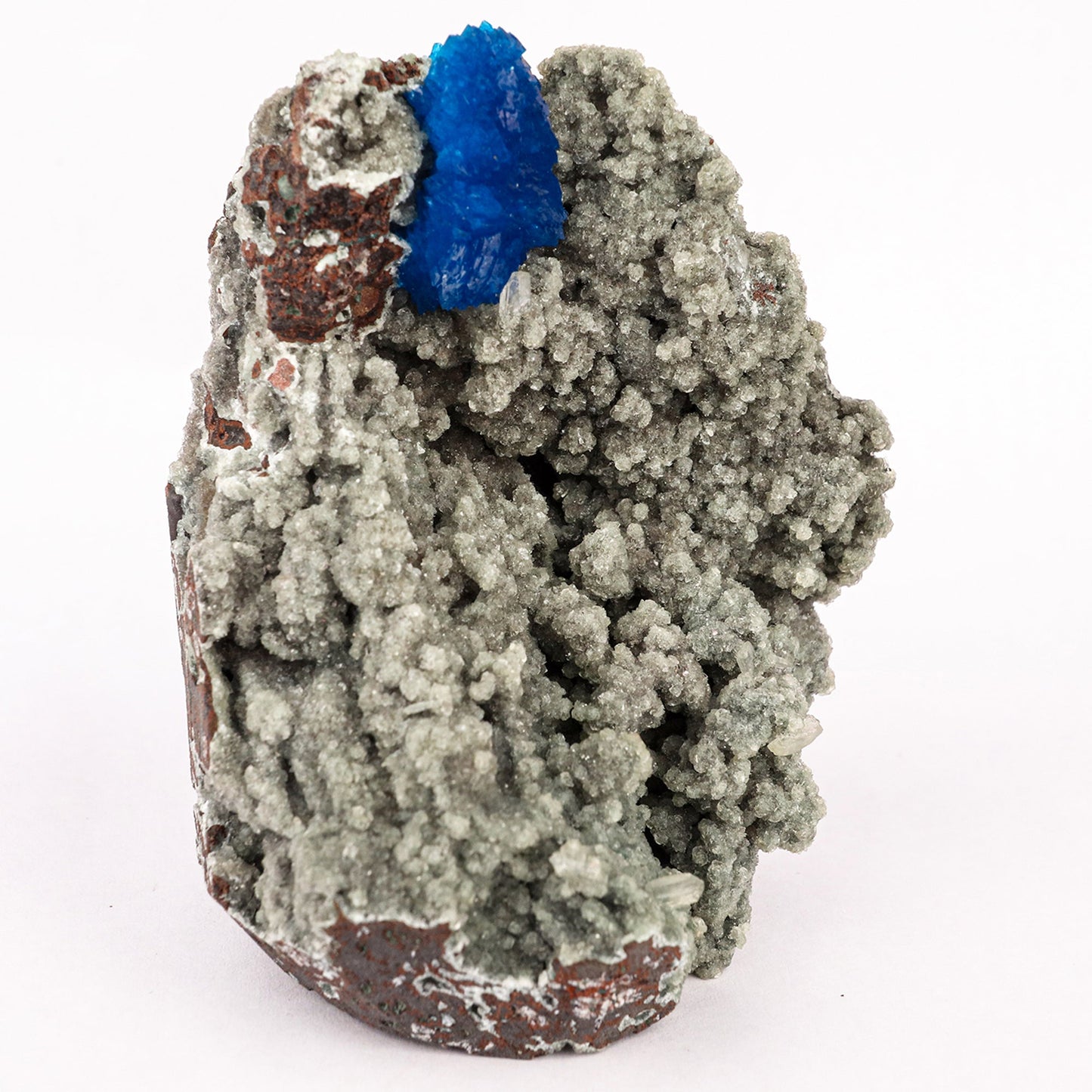 Cavansite on Heulandite (Rare Find) Free Standing Natural Mineral Specimen # B 6368 Cavansite Superb Minerals 