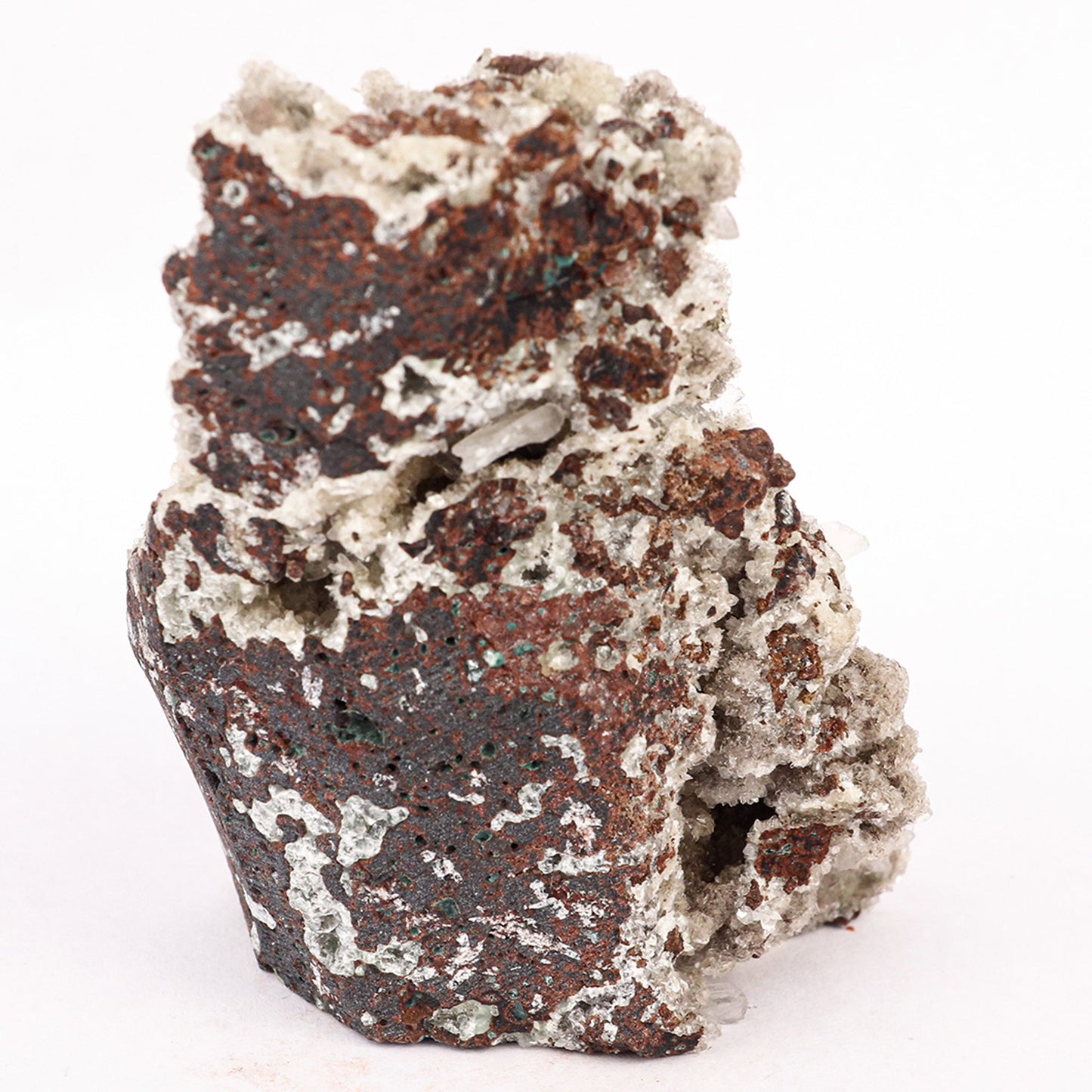 Cavansite on Heulandite (Rare Find) Free Standing Natural Mineral Specimen # B 6371 Cavansite Superb Minerals 
