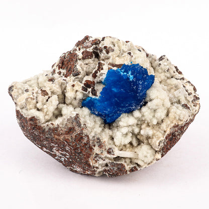 Cavansite on Heulandite (Rare Find) Free Standing Natural Mineral Specimen # B 6374 Cavansite Superb Minerals 