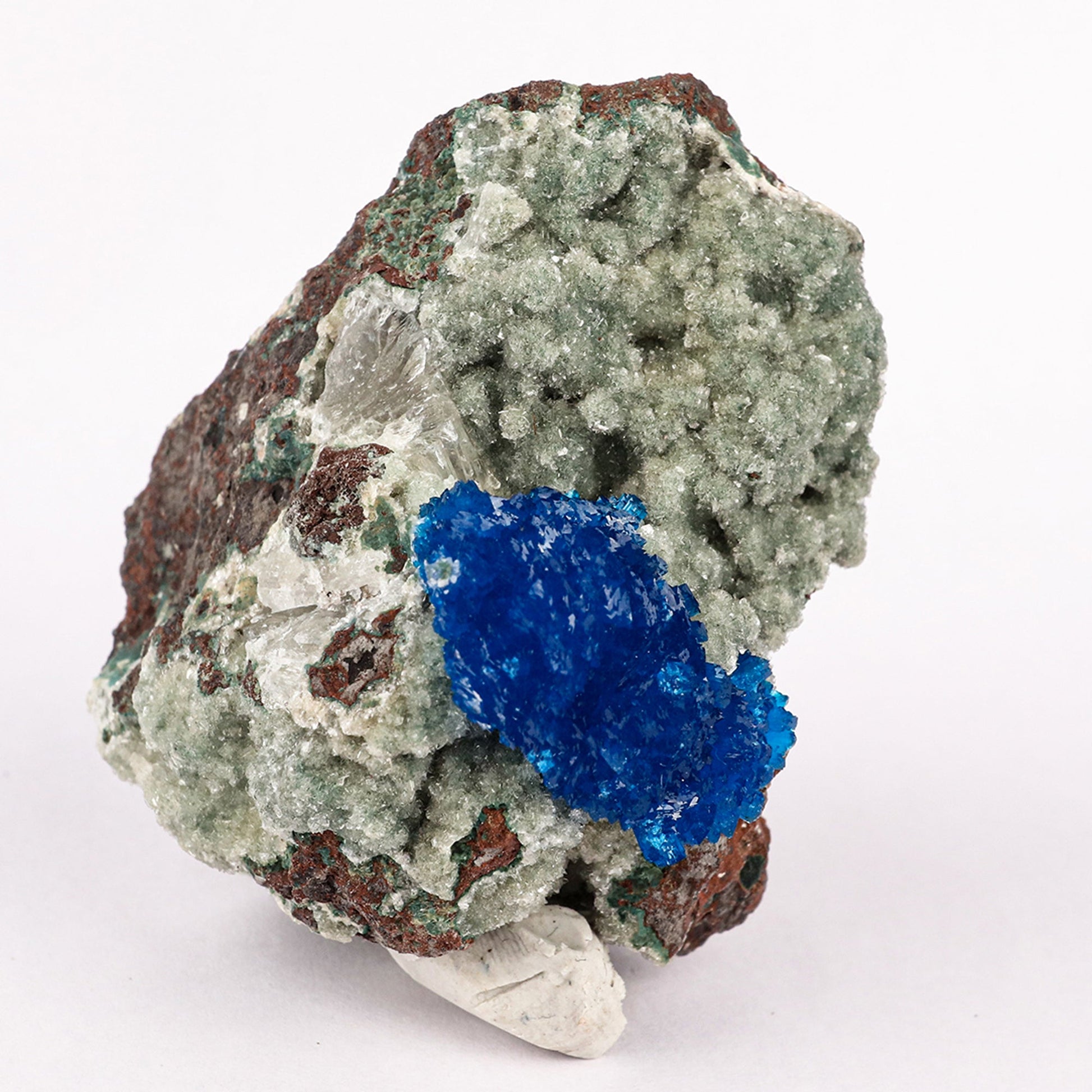 Cavansite on Heulandite (Rare Find) Natural Mineral Specimen # B 6346 Cavansite Superb Minerals 
