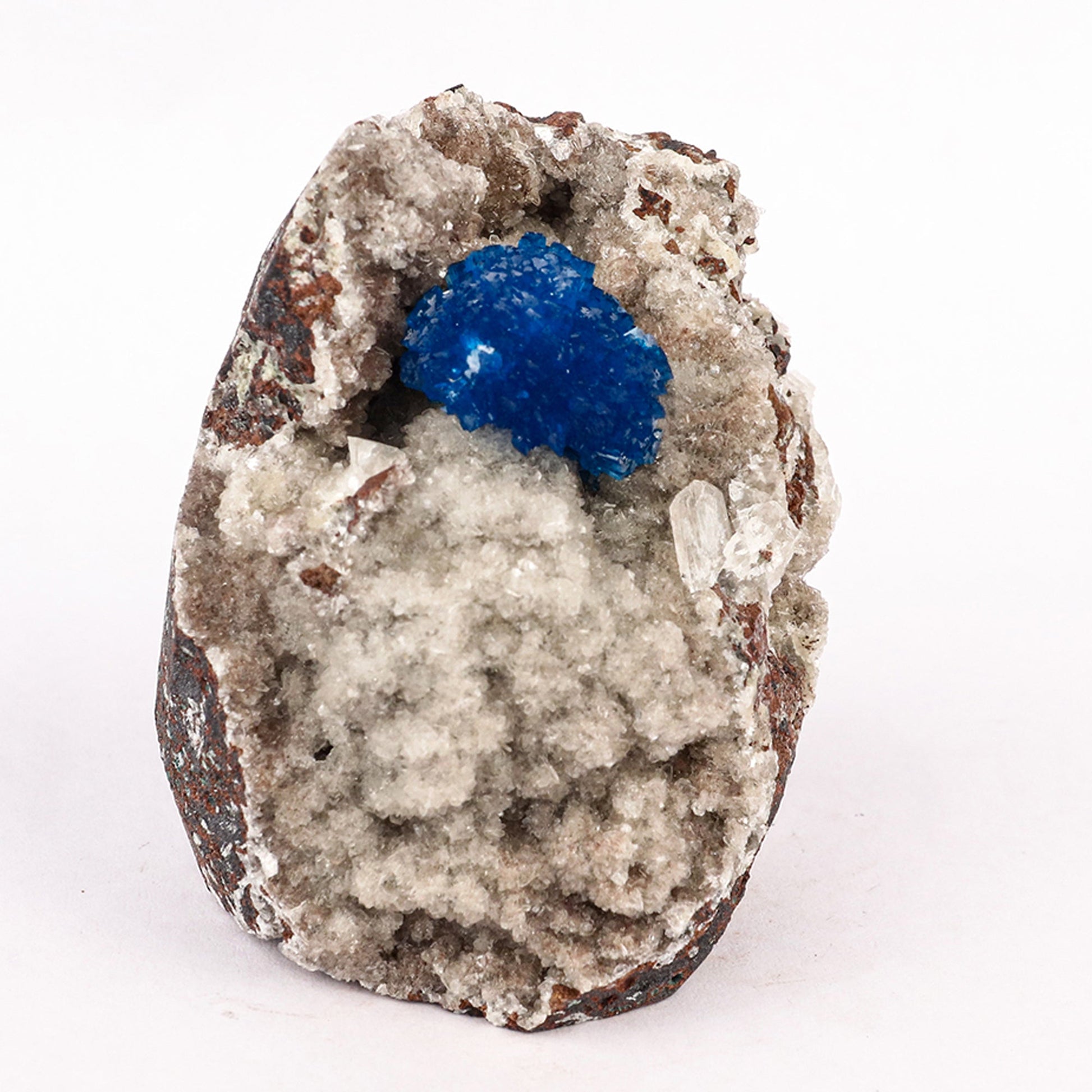 Cavansite on Heulandite (Rare Find) Natural Mineral Specimen # B 6380 Cavansite Superb Minerals 
