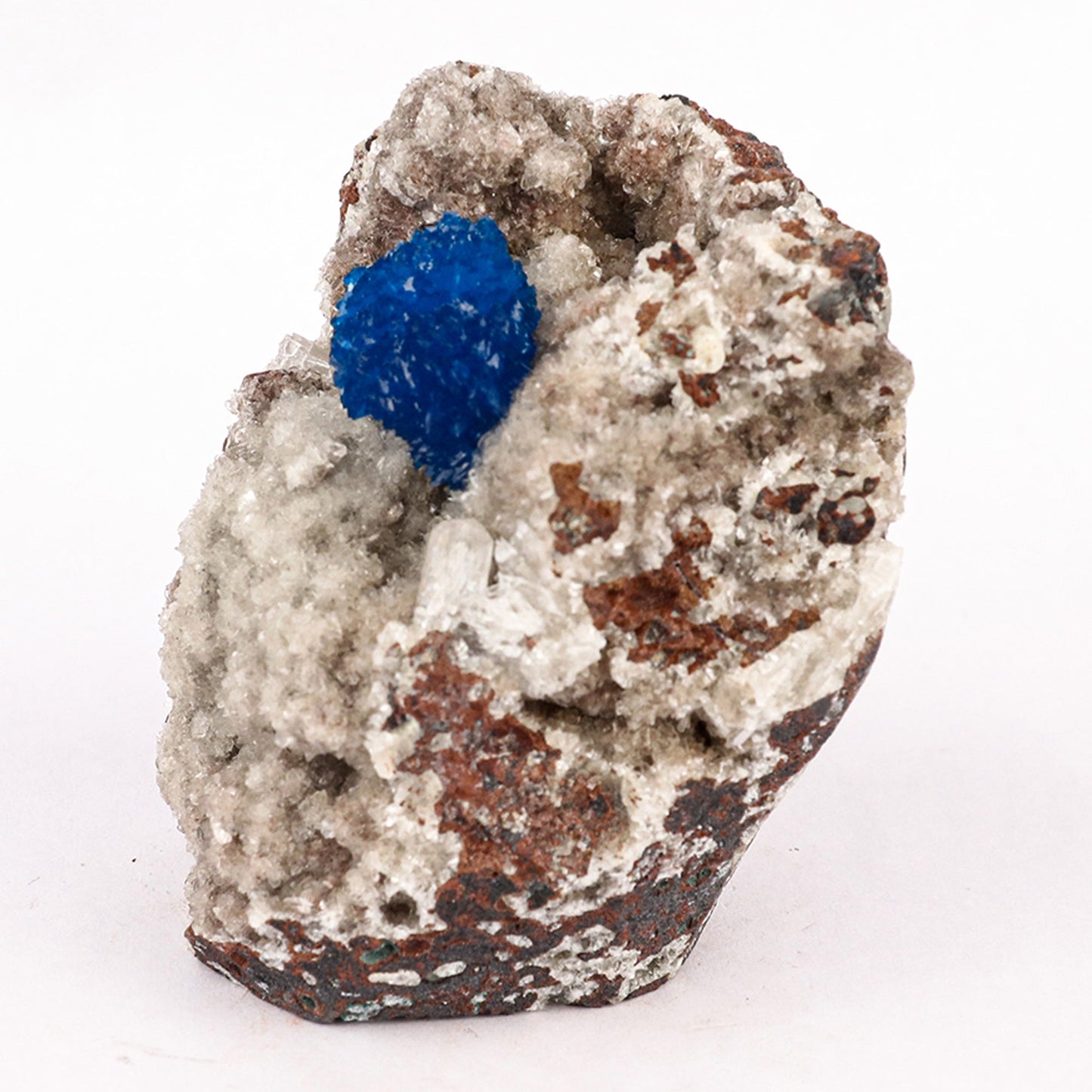 Cavansite on Heulandite (Rare Find) Natural Mineral Specimen # B 6380 Cavansite Superb Minerals 