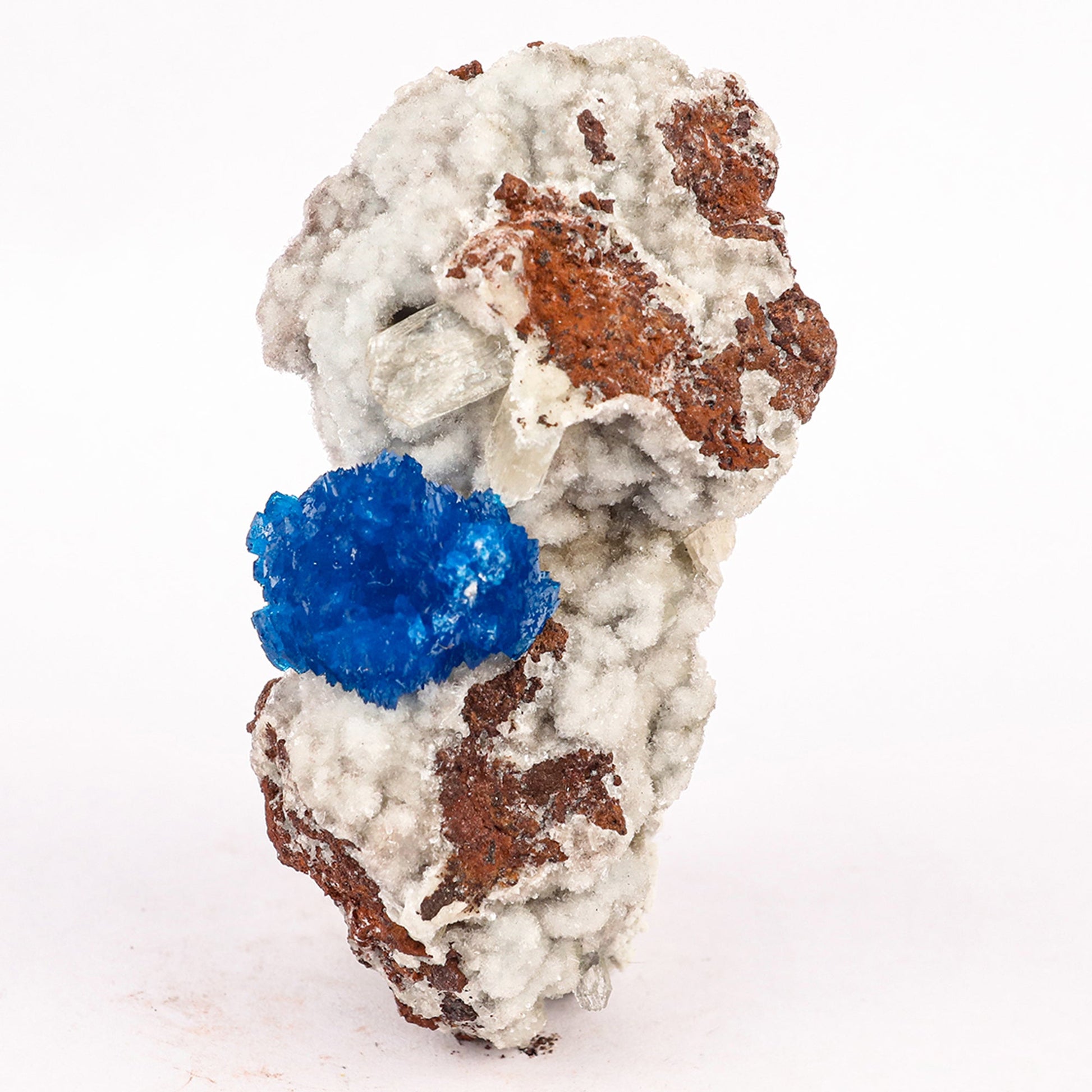 Cavansite on Heulandite (Rare Find) Natural Mineral Specimen # B 6383 Cavansite Superb Minerals 