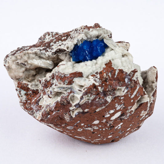 Cavansite on Heulandite (Rare Find) Natural Mineral Specimen # B 6470 Cavansite Superb Minerals 
