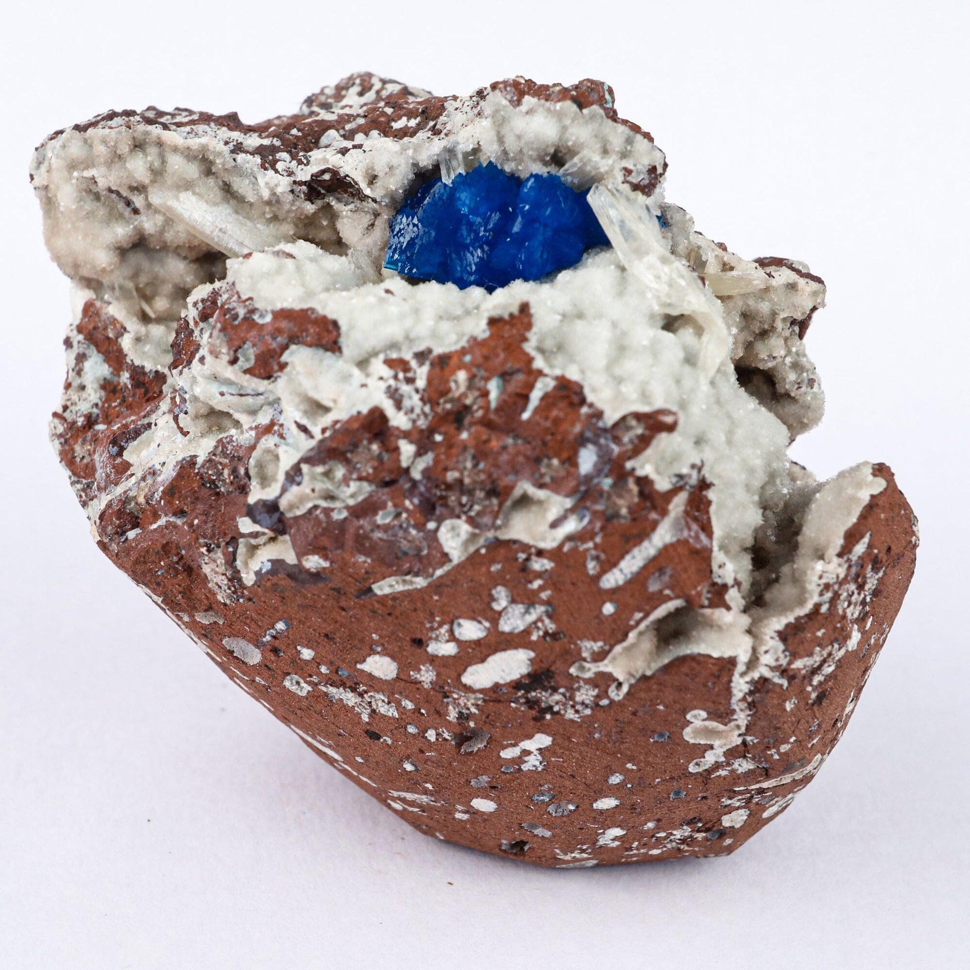 Cavansite on Heulandite (Rare Find) Natural Mineral Specimen # B 6470 Cavansite Superb Minerals 