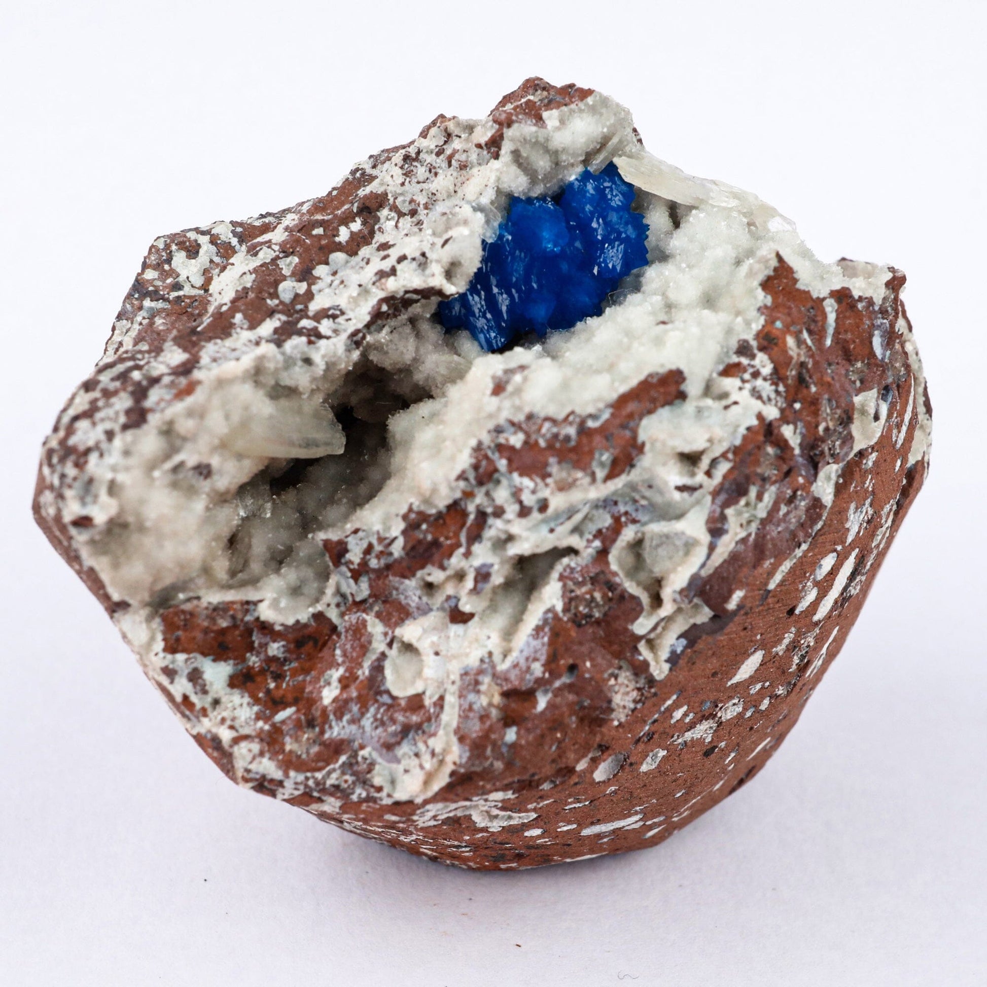 Cavansite on Heulandite (Rare Find) Natural Mineral Specimen # B 6470 Cavansite Superb Minerals 