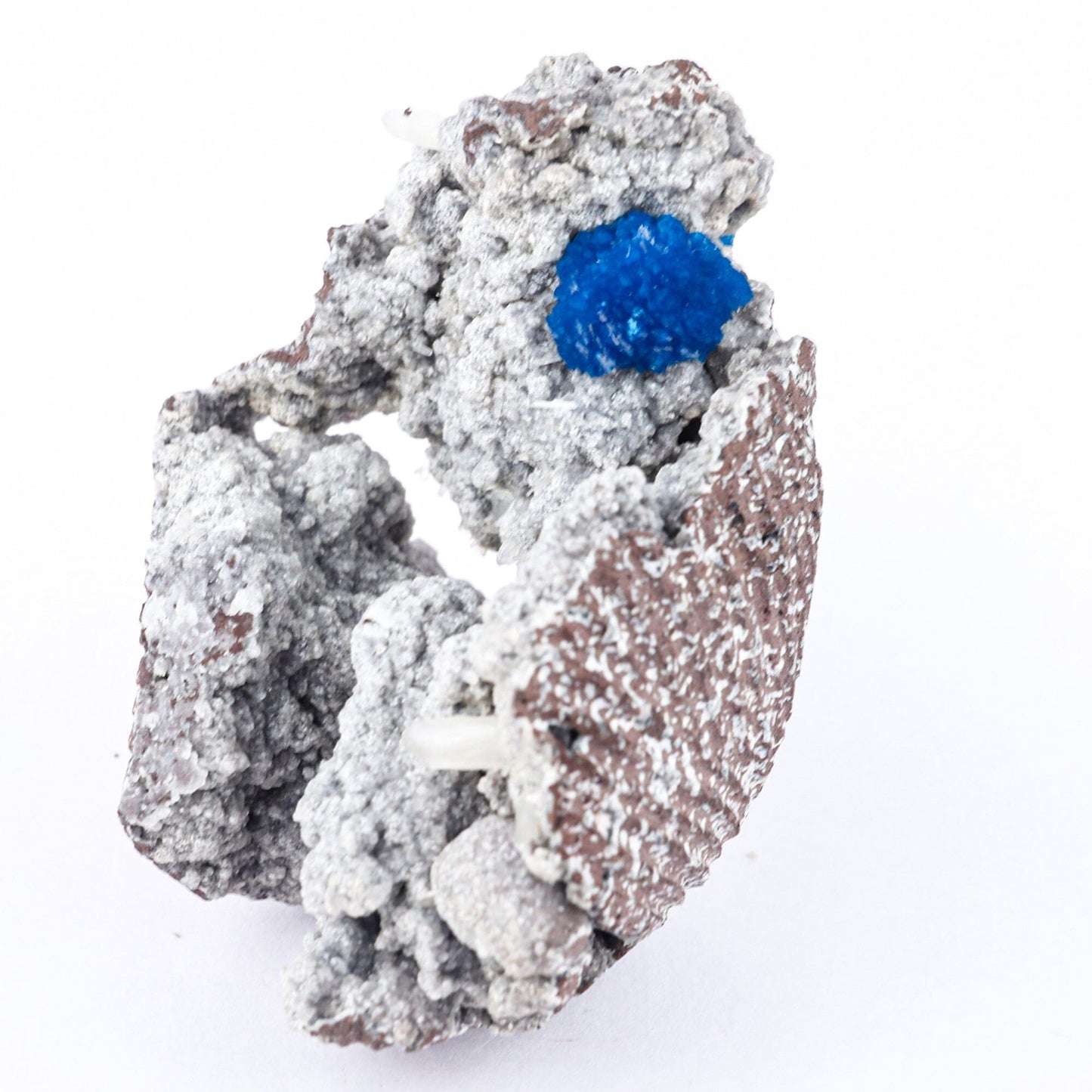 Cavansite on Heulandite (Rare Find) Natural Mineral Specimen # B 6510 Cavansite Superb Minerals 
