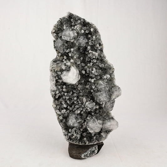 Chalcedony Black with Apophyllite Cubes Natural Mineral Specimen # B 5523 Chalcedony Superb Minerals 