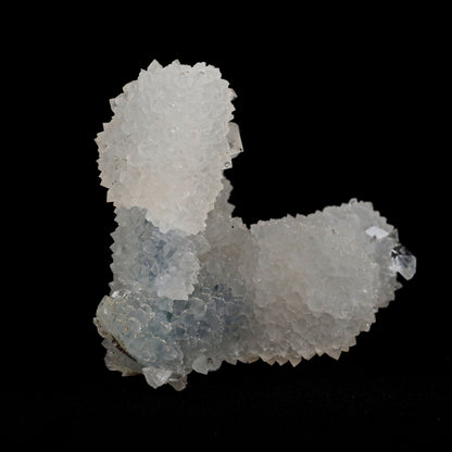 Coated Calcite On MM Quartz Natural Mineral Specimen # B 4998  https://www.superbminerals.us/products/coated-calcite-on-mm-quartz-natural-mineral-specimen-b-4998  Features:&nbsp;Scepter-shaped formation (wider cap on the end of a narrower stem) of translucent colorless calcite crystals coated on the stem with colorless quartz crystals. The calcite crystals are coated on termination. A very aesthetic piece&nbsp; In excellent condition.Primary Mineral(s): Coated Calcite