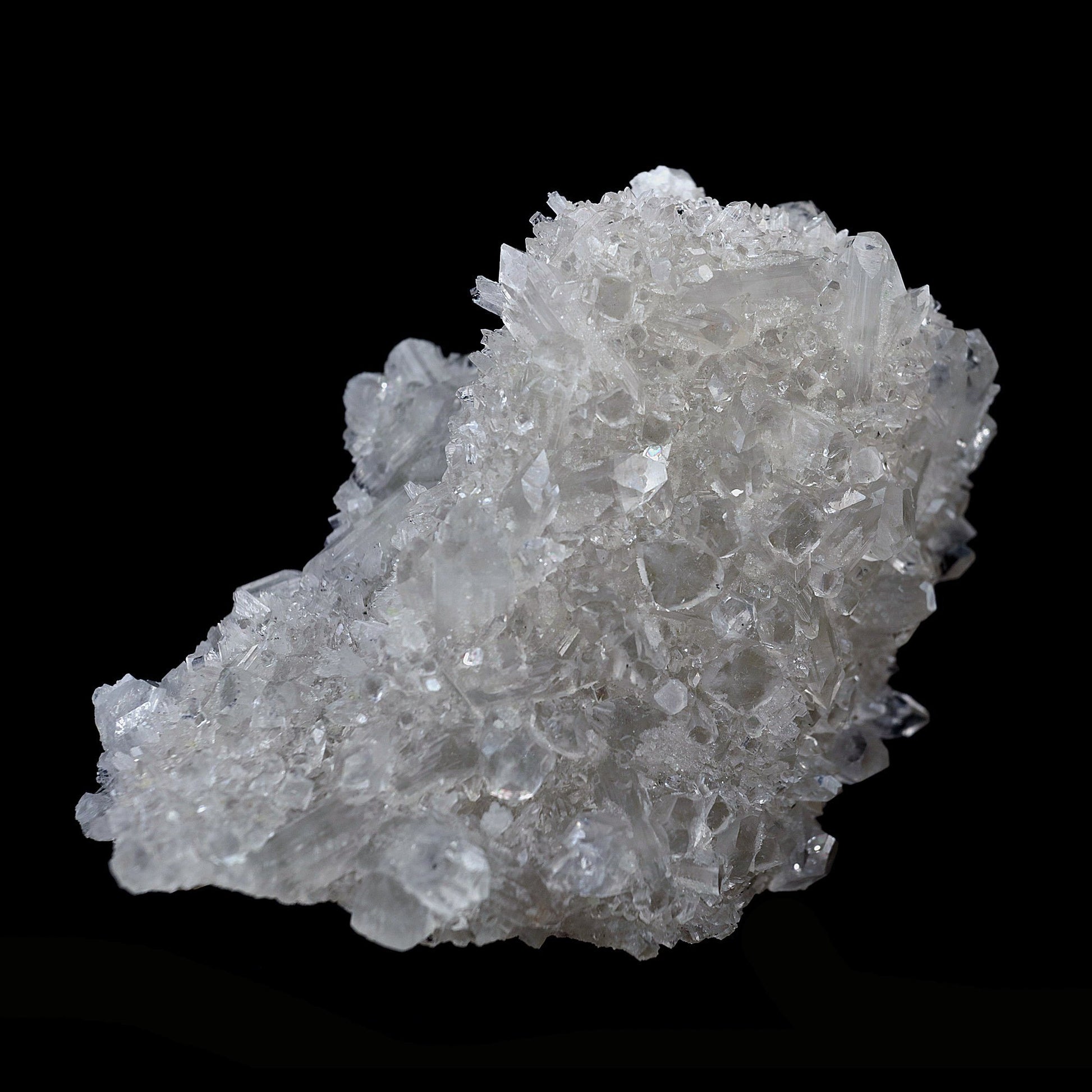 Coated Calcite with Gemmy Apophyllite Natural Mineral Specimen # B 410…  https://www.superbminerals.us/products/coated-calcite-with-gemmy-apophyllite-natural-mineral-specimen-b-4105  Features:Lustrous transparent-to-translucent colorless Apophyllite crystals with translucent gemmy bladed coated calcite crystals covering the front face of a prismatic Apophyllite crystal that is coated with sugar-like Calcite microcrystals.Primary Mineral(s): ApophylliteSecondary Mineral(s): 