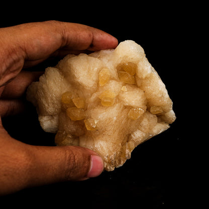 Fluorescent Calcite on Stilbite Free Standing Natural Mineral Specimen # B 6394 Calcite Superb Minerals 