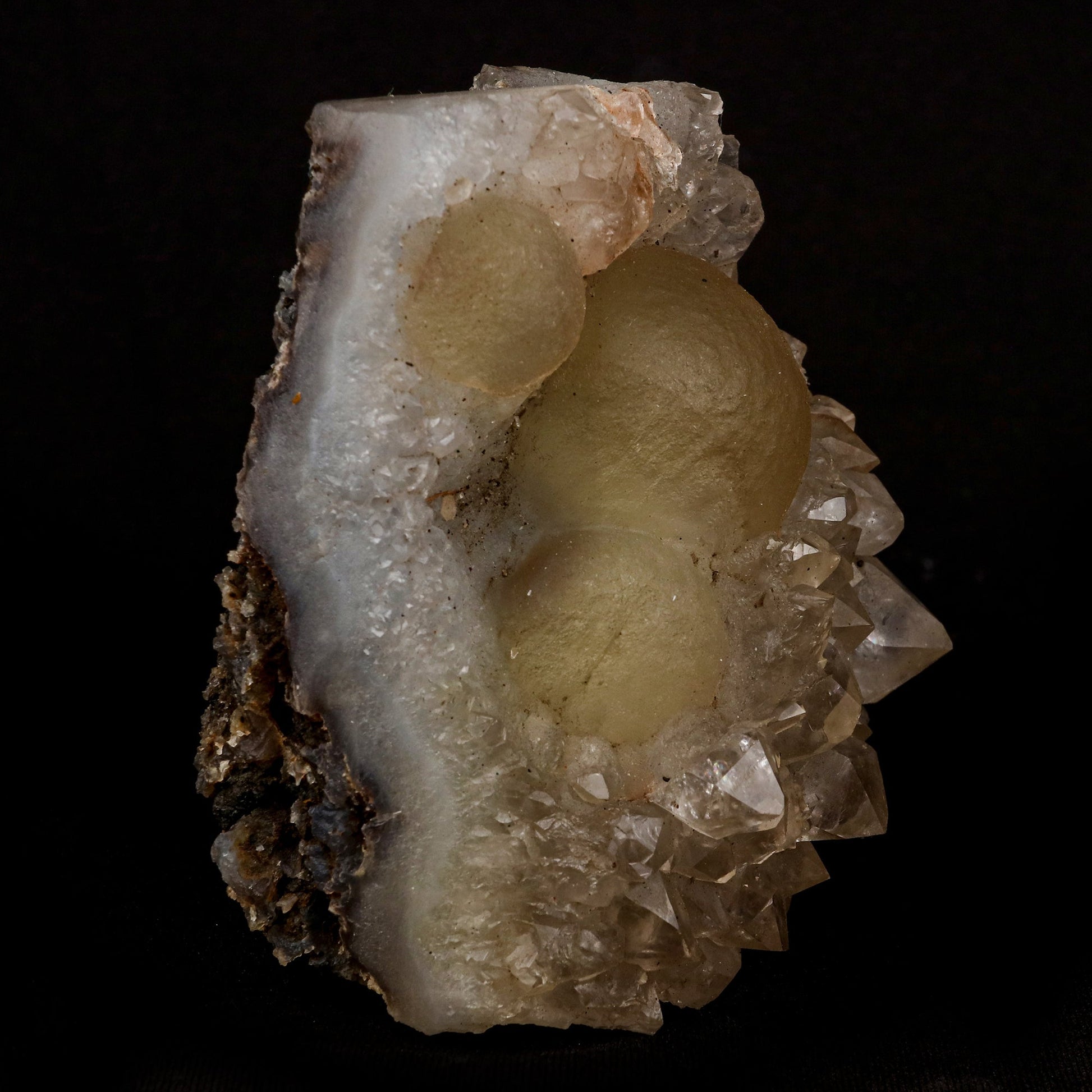 Fluorite Ball Inside MM Quartz Natural Mineral Specimen # B 5310  https://www.superbminerals.us/products/fluorite-ball-inside-mm-quartz-natural-mineral-specimen-b-5310  Features: These golden botryoidal fluorites are unique and extremely attractive. This specimen features a a very gemmy, good sized, rich golden color, fluorite "sphere" on gemmy, colorless, stubby quartz crystal matrix. Primary Mineral(s):&nbsp;Fluorite Secondary Mineral(s):&nbsp;MM QuartzMatrix:&nbsp;N/A 3.5