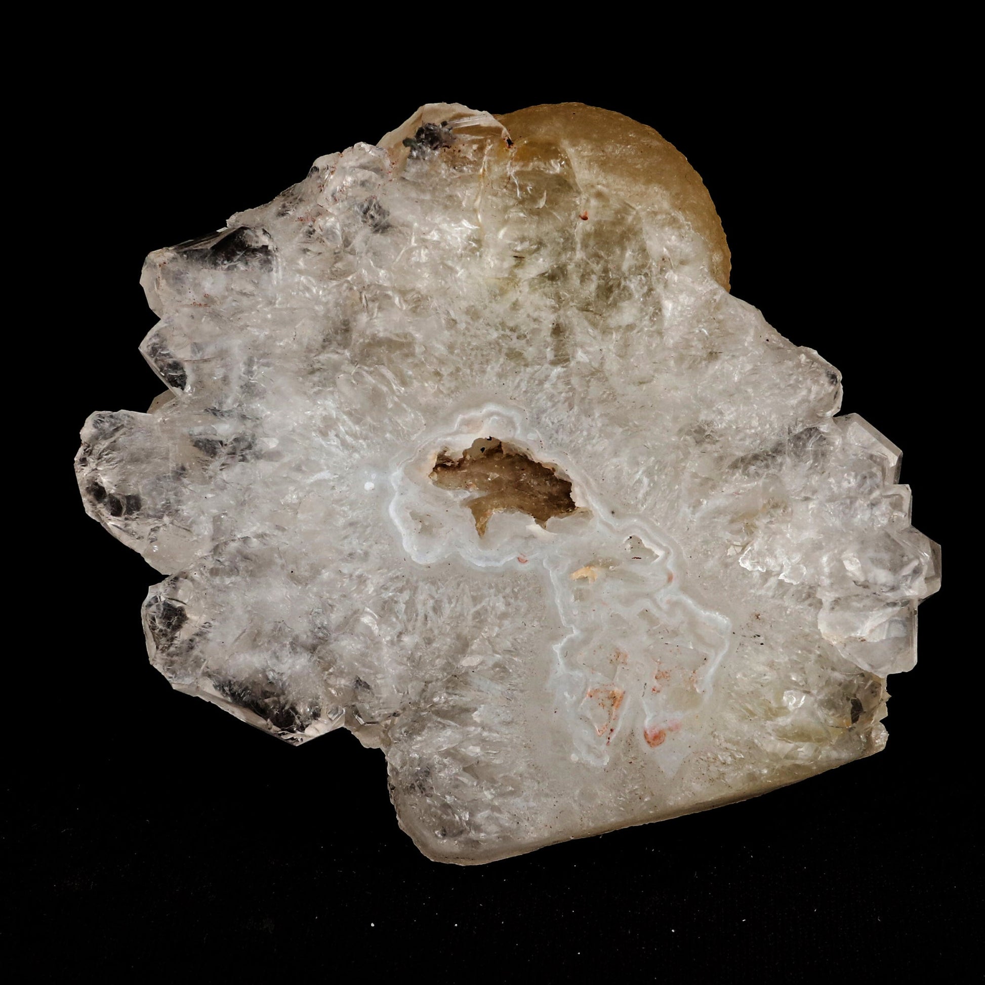 Fluorite ball on MM Quartz Natural Mineral Specimen # B 5338 Fluorite Superb Minerals 