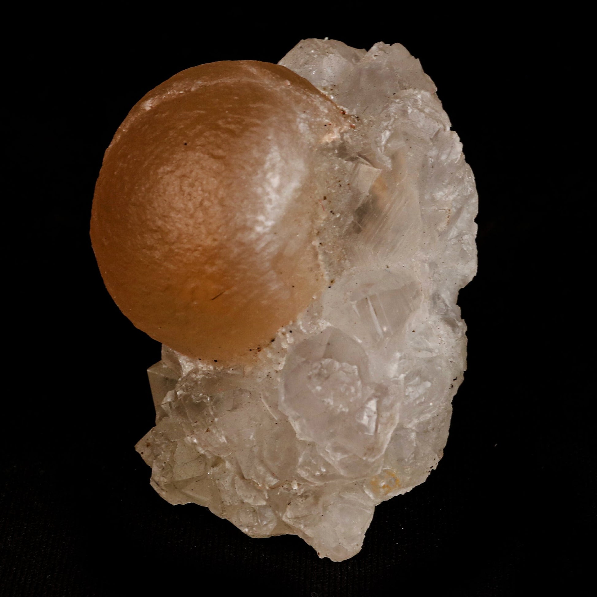 Fluorite ball on MM Quartz Natural Mineral Specimen # B 5354 Fluorite Superb Minerals 