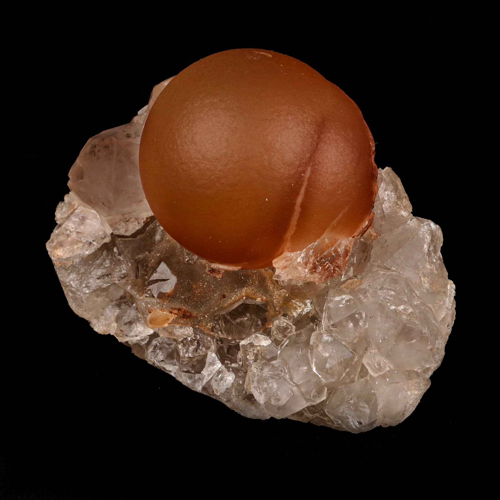 Fluorite ball on MM Quartz Natural Mineral Specimen # B 5362 Fluorite Superb Minerals 